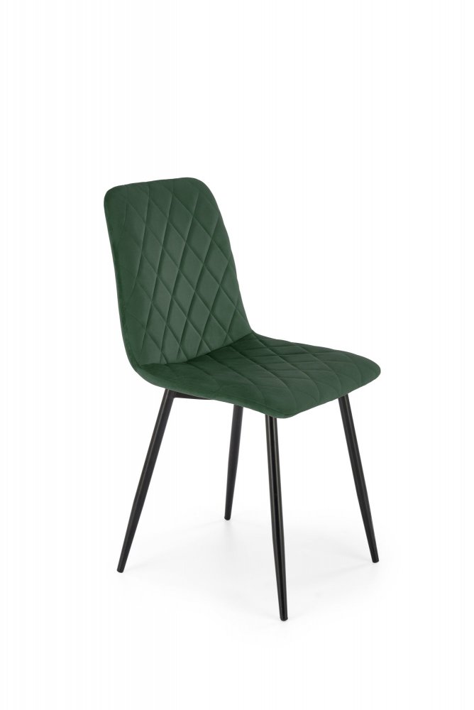 Jídelní židle K525 Halmar Tmavě zelená