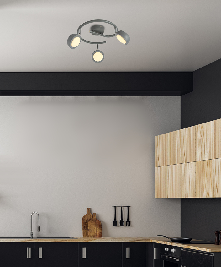 Špirálová LED stropná lampa