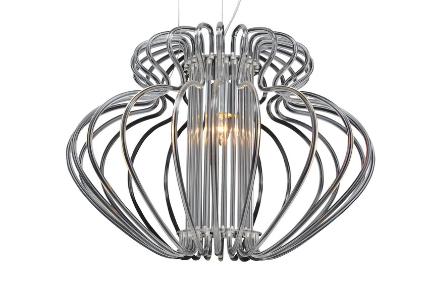 Závesná lampa biela 52x42cm Imperia