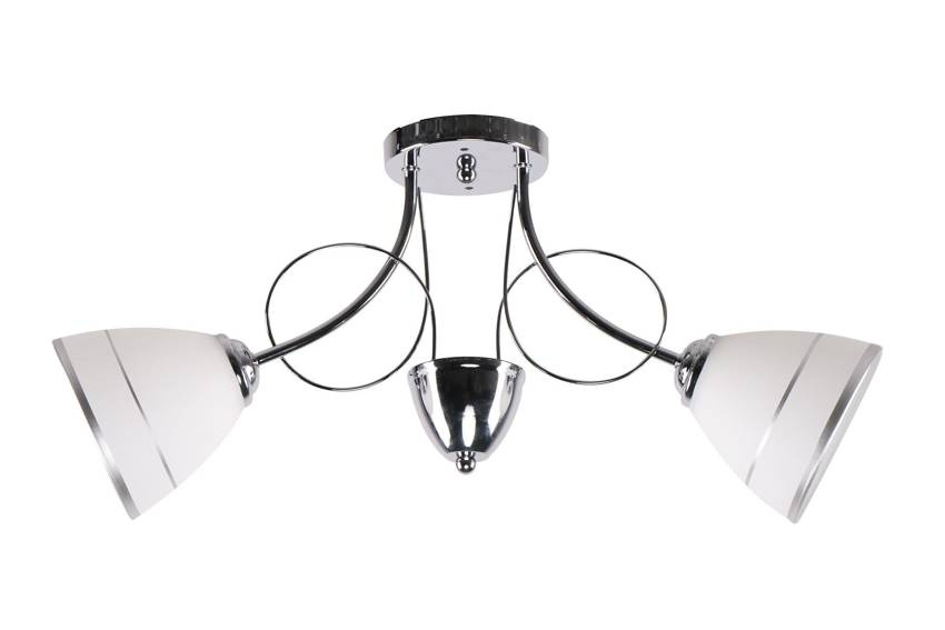 Stropná lampa Elotte 2X40W E27 Biela