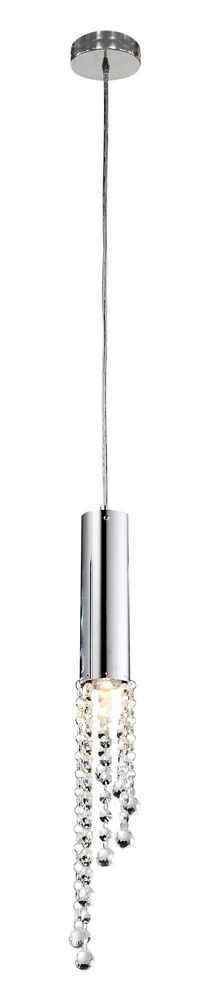 Chromovaná LED závěsná lampa GU10 3W Duero