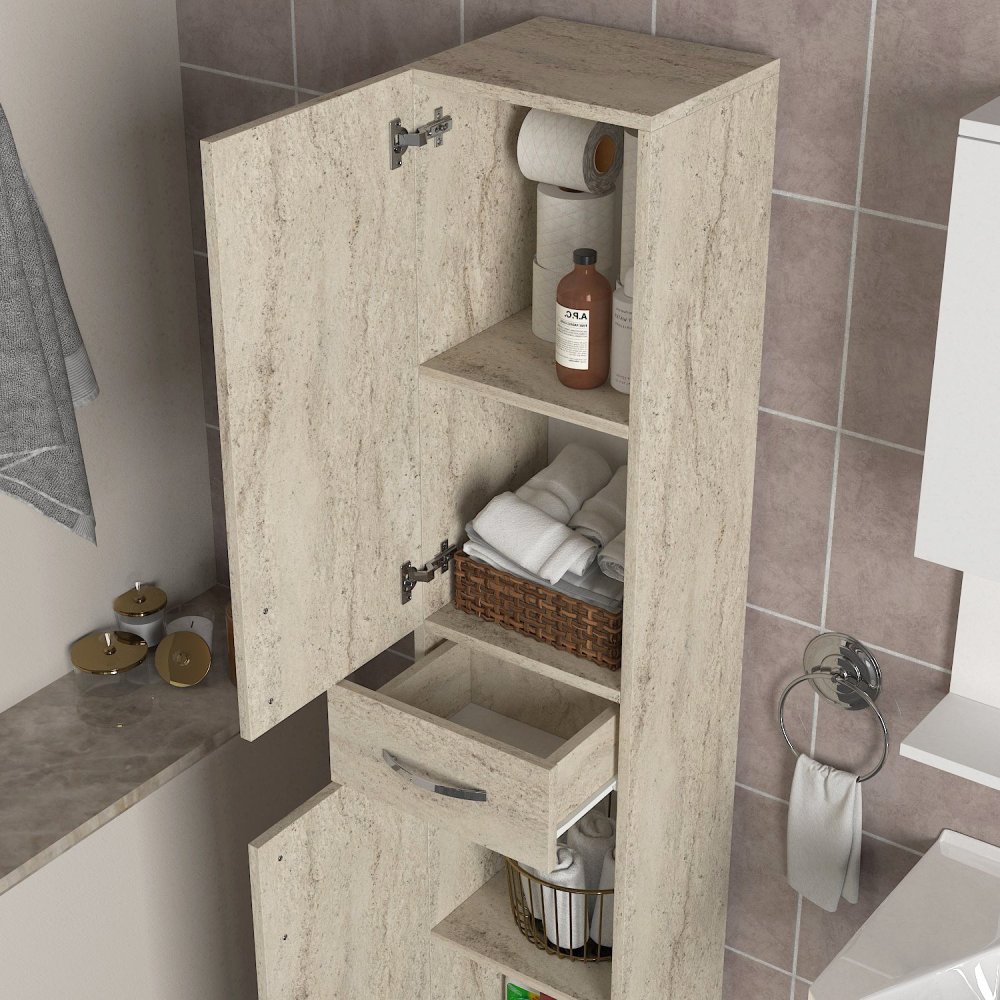 Kúpeľňová skrinka Selin 2 Doors 1 Drawer