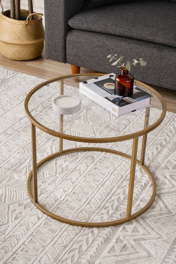 Konferenčný stolík Berlin - Gold 60