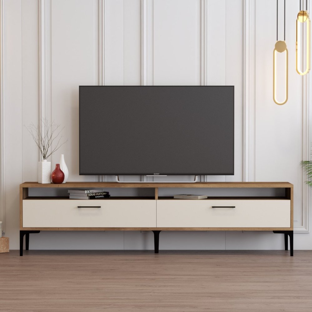 TV stolek Istanbul 2 - Walnut Cream (obrázek 6)
