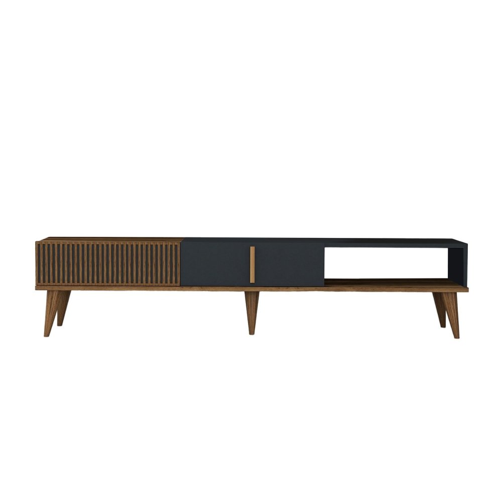 TV stolek Milan Alt - Walnut, Anthracite (obrázek 4)
