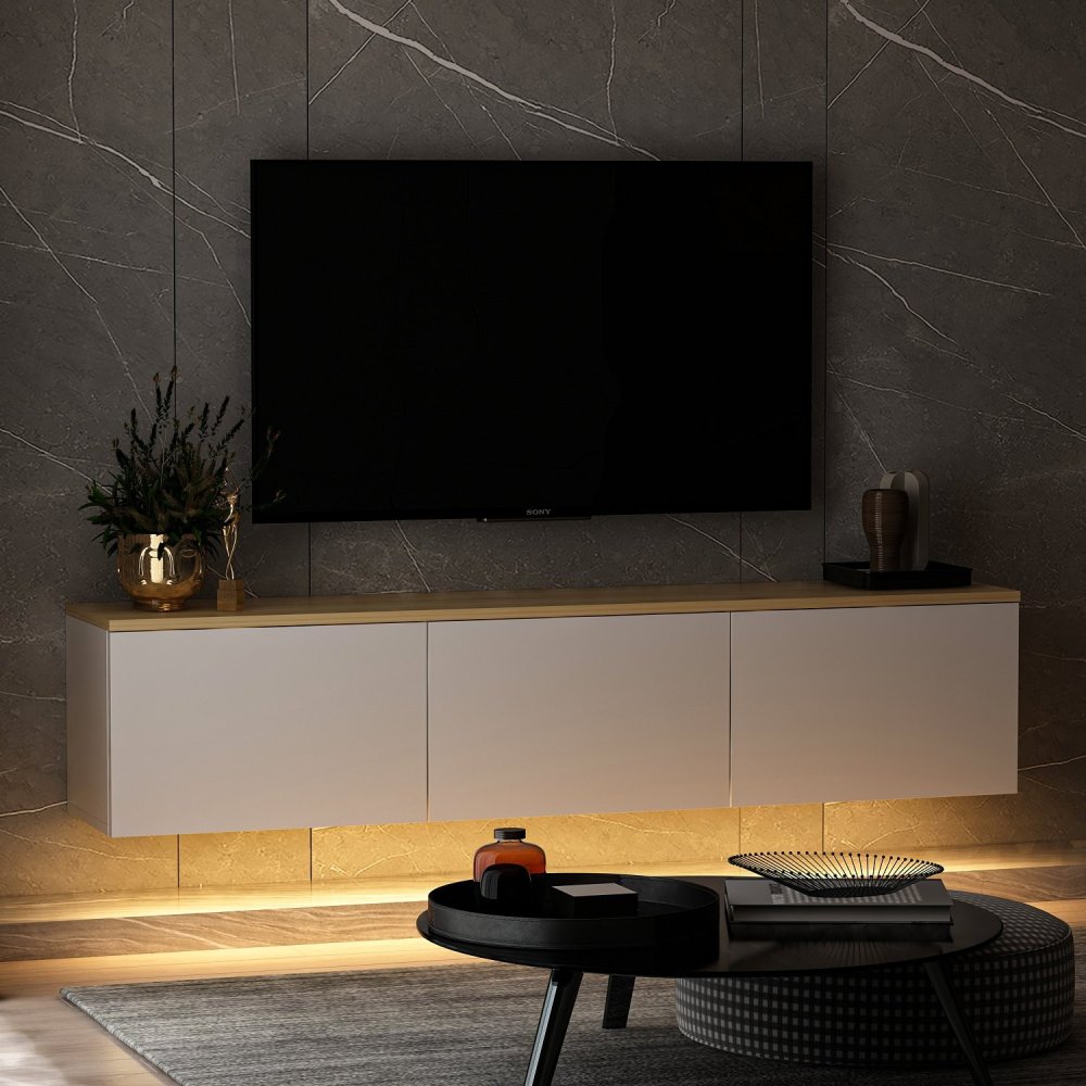 TV stolek Neon - White v2 (obrázek 5)
