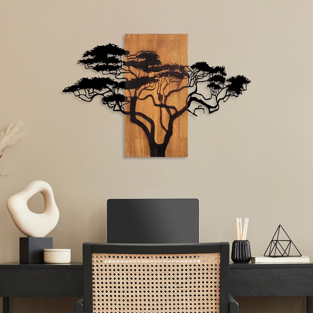 Dekorativní dřevěný doplněk na zeď Acacia Tree - 387 (obrázek 6)