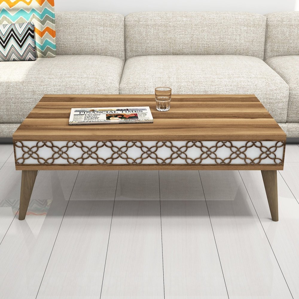 Konferenční stolek City - Walnut, White (obrázek 4)