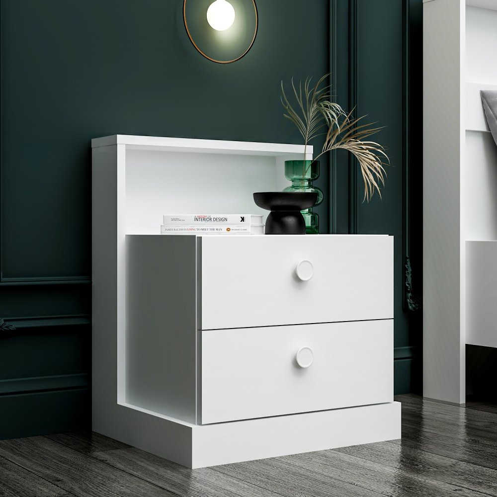 Nočný stolík Life - White