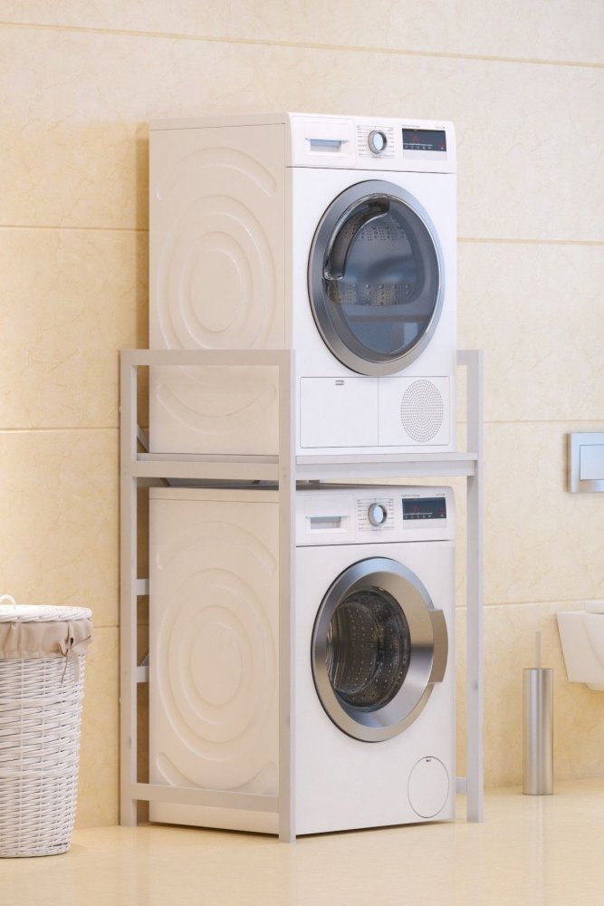 Skrinka na práčku C7 - White