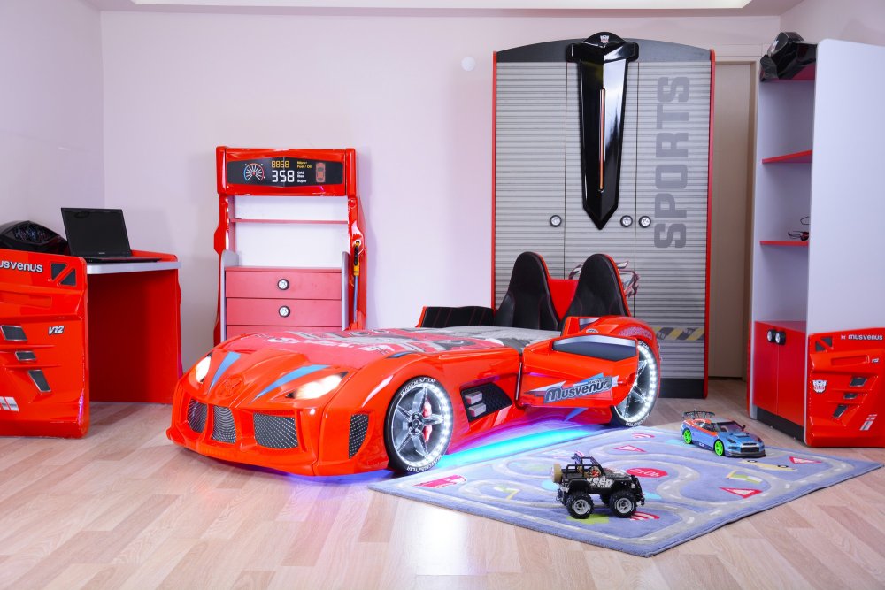 Car Bed Mnv3 - Red (obrázek 17)