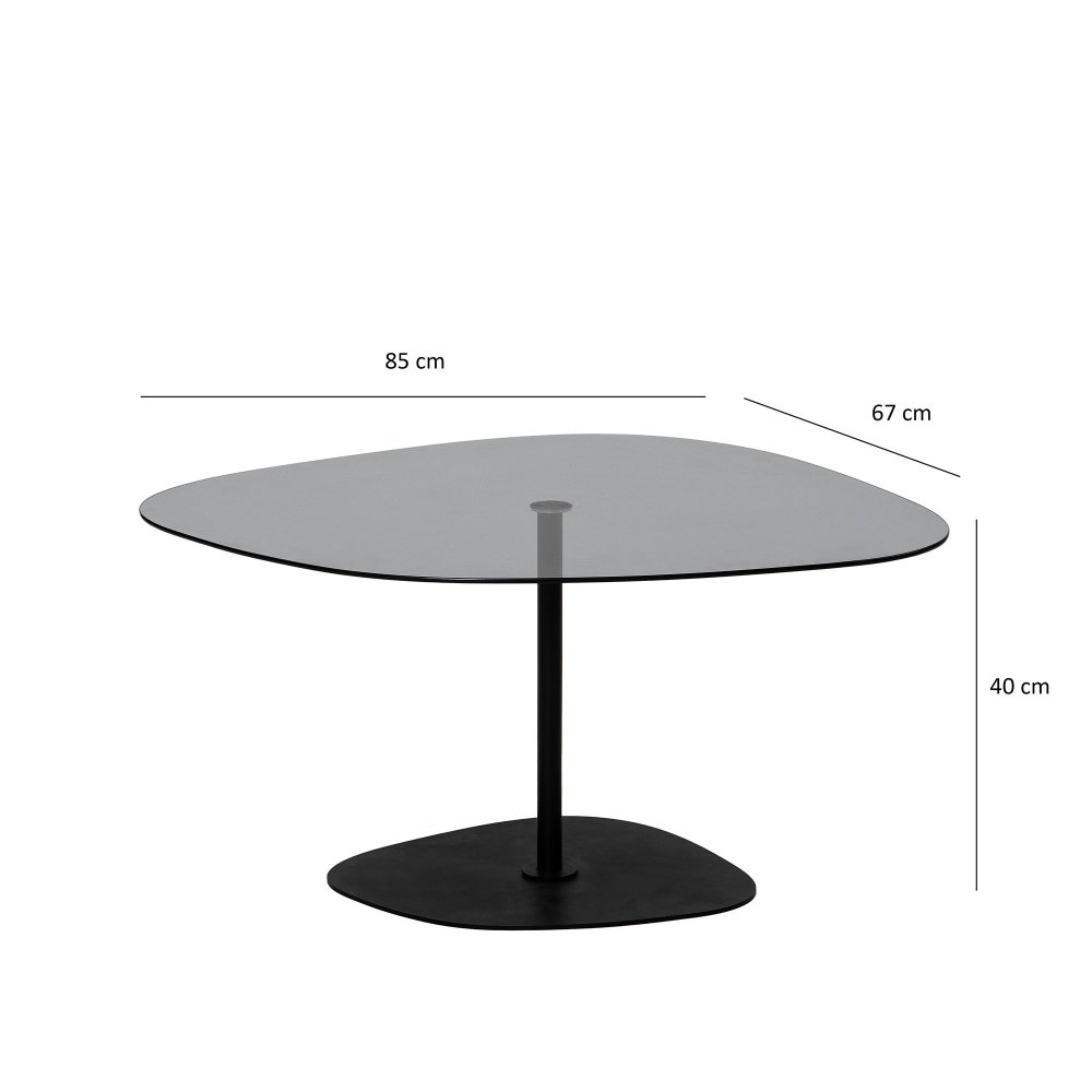 Konferenční stolek Soho - Dark Grey, Black (obrázek 3)