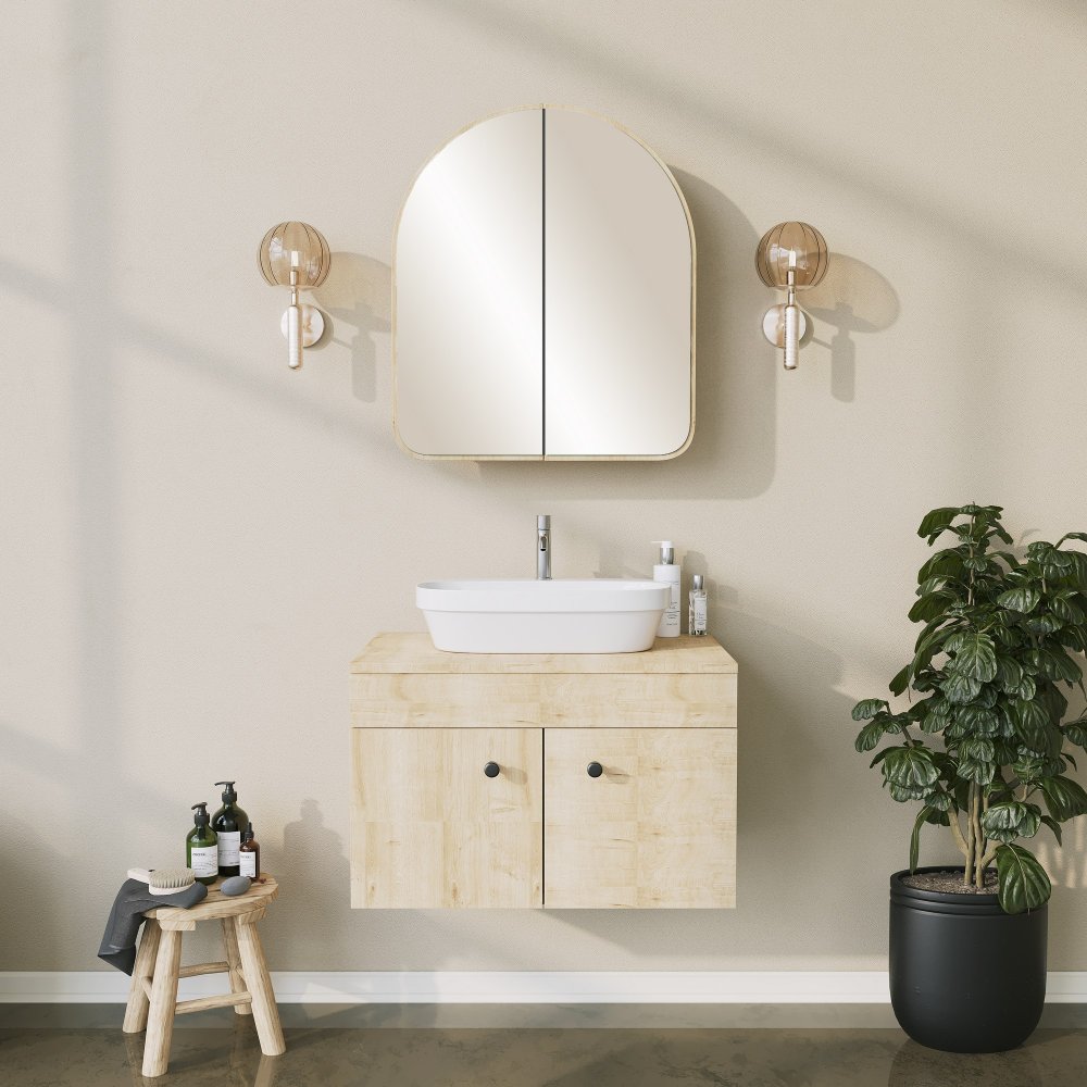Koupelnová skříňka Hope Cabinet - Beige (obrázek 5)