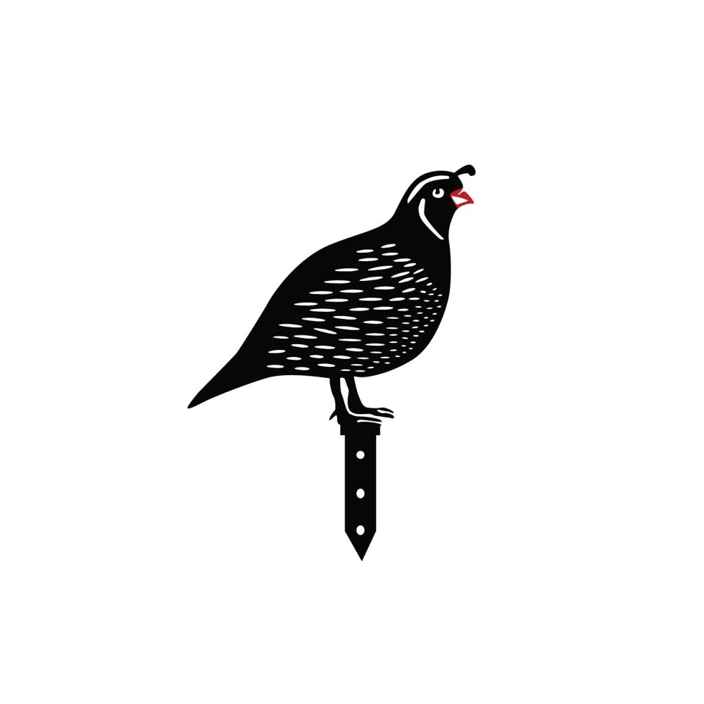 Sada dekorativních kovových doplňků na zahradu Quails (obrázek 4)