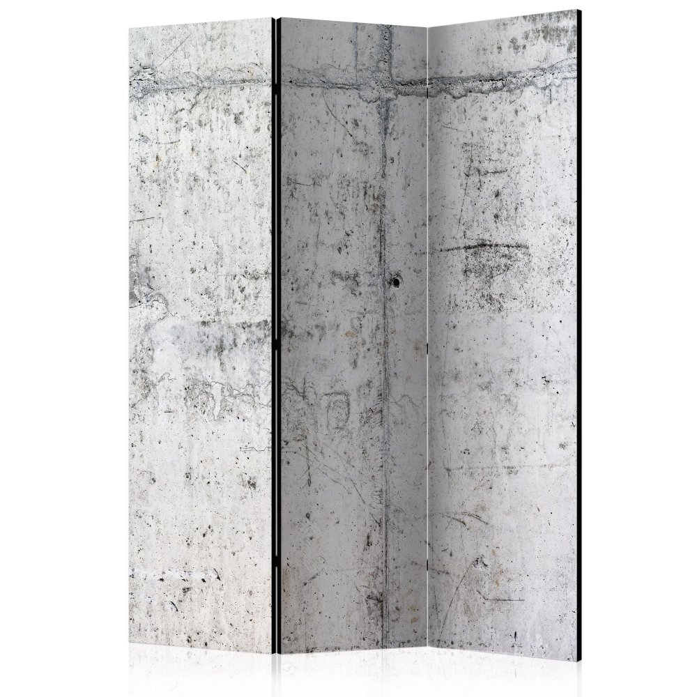 Levně Paraván Concrete Wall Dekorhome 135x172 cm (3-dílný)