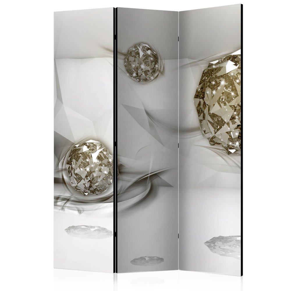 Levně Paraván Abstract Diamonds Dekorhome 135x172 cm (3-dílný)