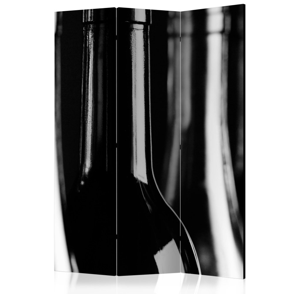 Paraván Wine Bottles Dekorhome 135x172 cm (3-dílný)