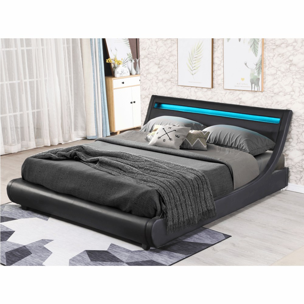 Postel FELINA s RGB LED osvětlením Tempo Kondela