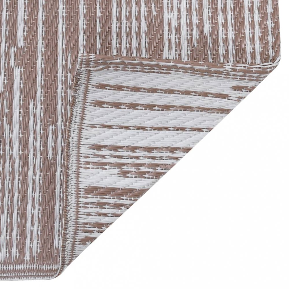 Vonkajší koberec hnedá PP Dekorhome 120x180 cm