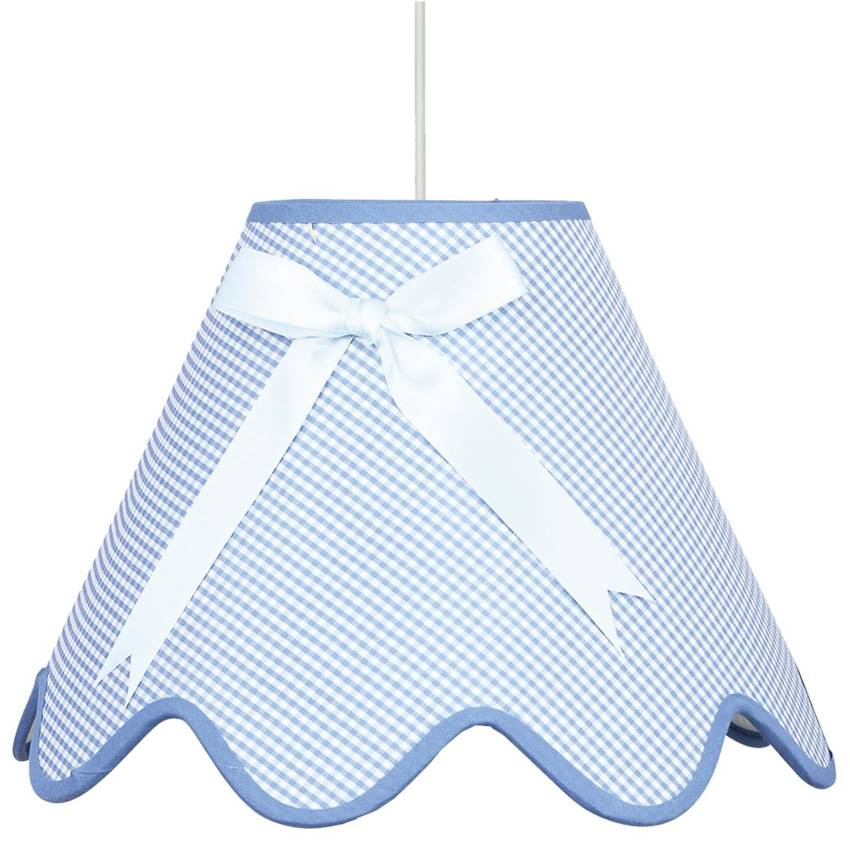Závesná stropná lampa Lola e27 modrá