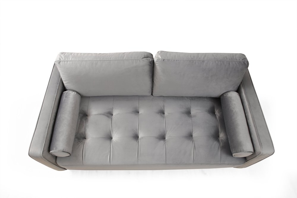 Dvoumístná pohovka Rome - Light Grey (obrázek 9)