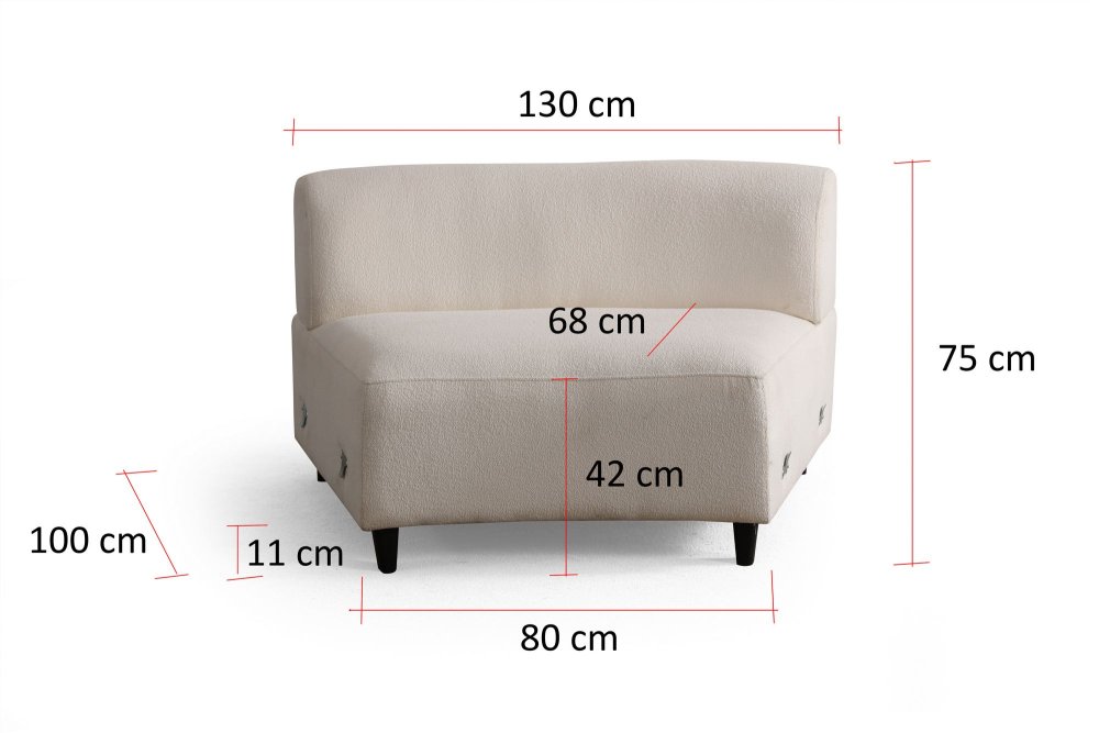 Rohová sedací souprava Pars Cream (1L + 1R) - Corner v2 (obrázek 5)