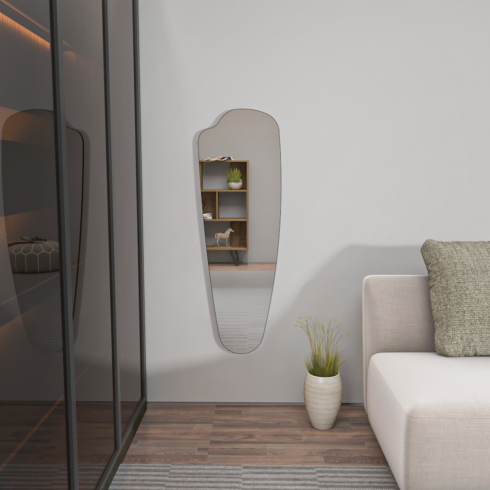 Stojace zrkadlo Reos - Transparent