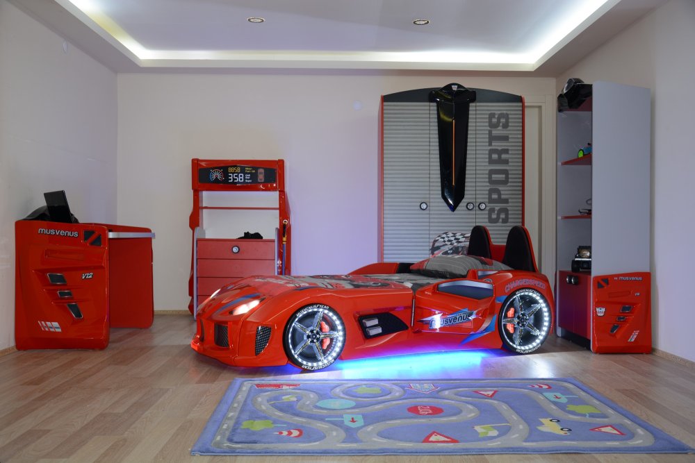 Car Bed Mnv3 - Red (obrázek 14)