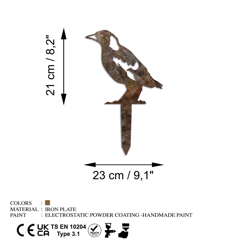 Zahradní dekorace Bird -A 03 (obrázek 3)