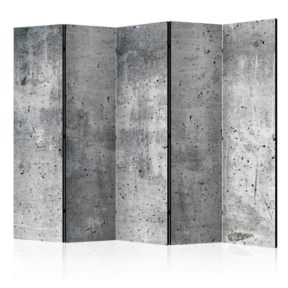 Paraván Fresh Concrete Dekorhome 225x172 cm (5-dílný),Paraván Fresh Concrete Dekorhome 225x172 cm (5