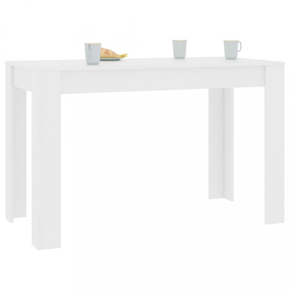 Jedálenský stôl 120x60 cm Dekorhome Biela