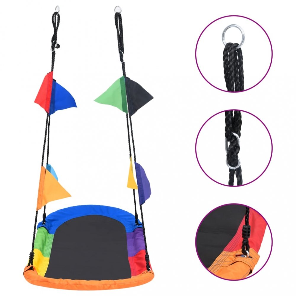 Závěsná houpačka Dekorhome Vícebarevné Obrázek