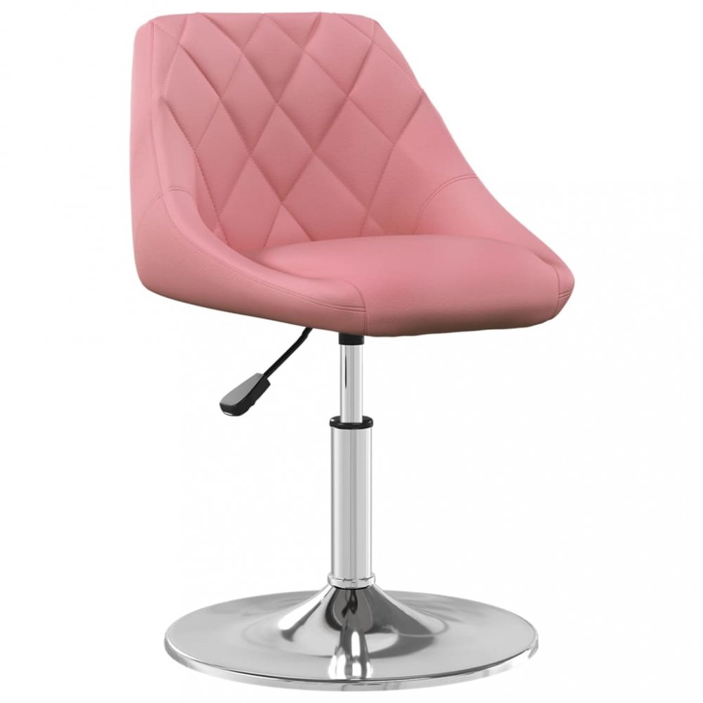 E-shop Barová stolička zamat / chróm Dekorhome Ružová