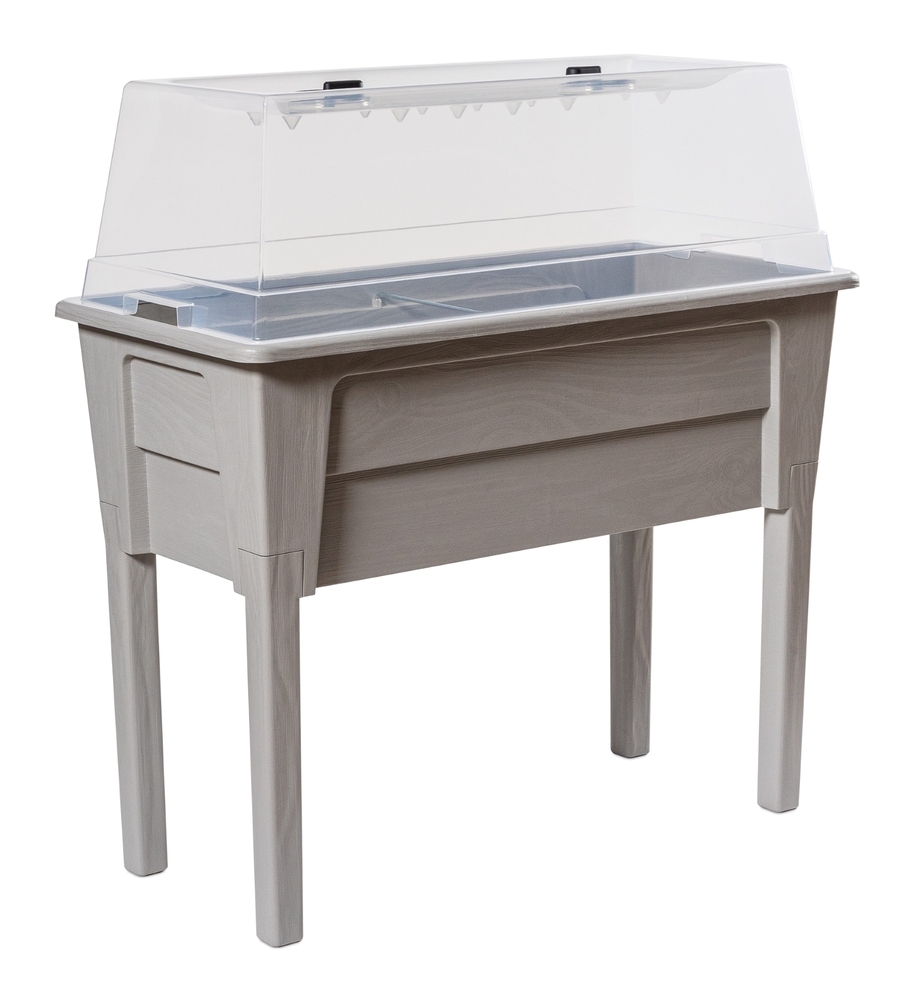 Vyvýšený květináč NIAGARA Rojaplast Světle šedá