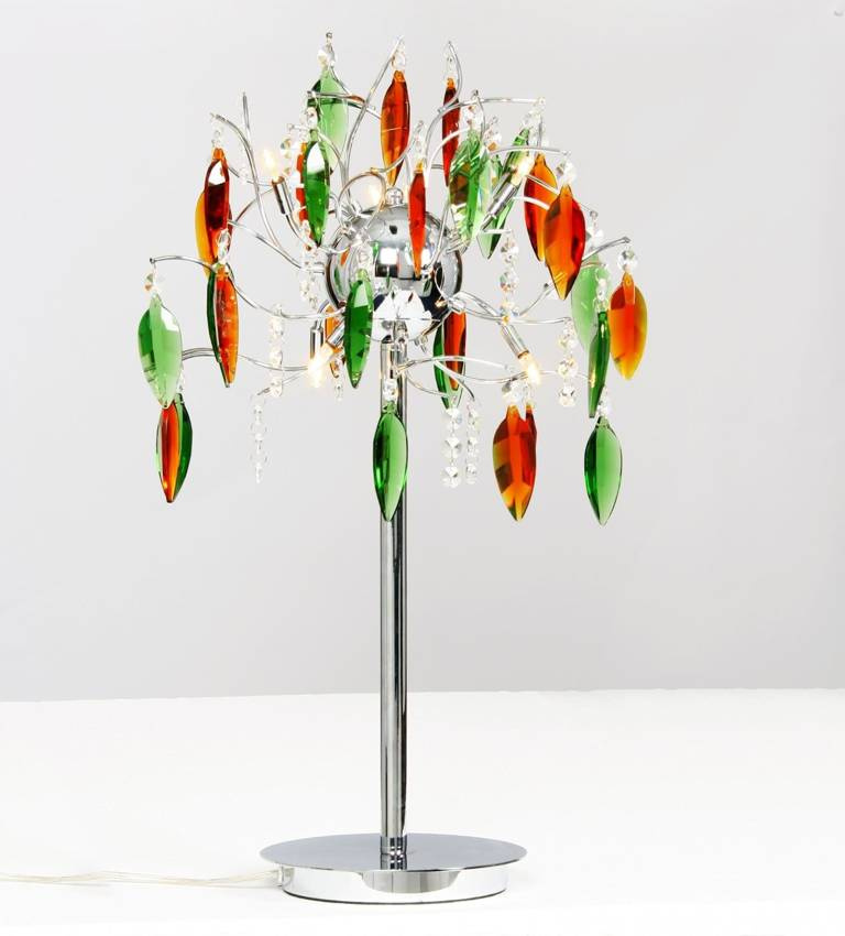 Stolová lampa Tree chróm 6 Akant