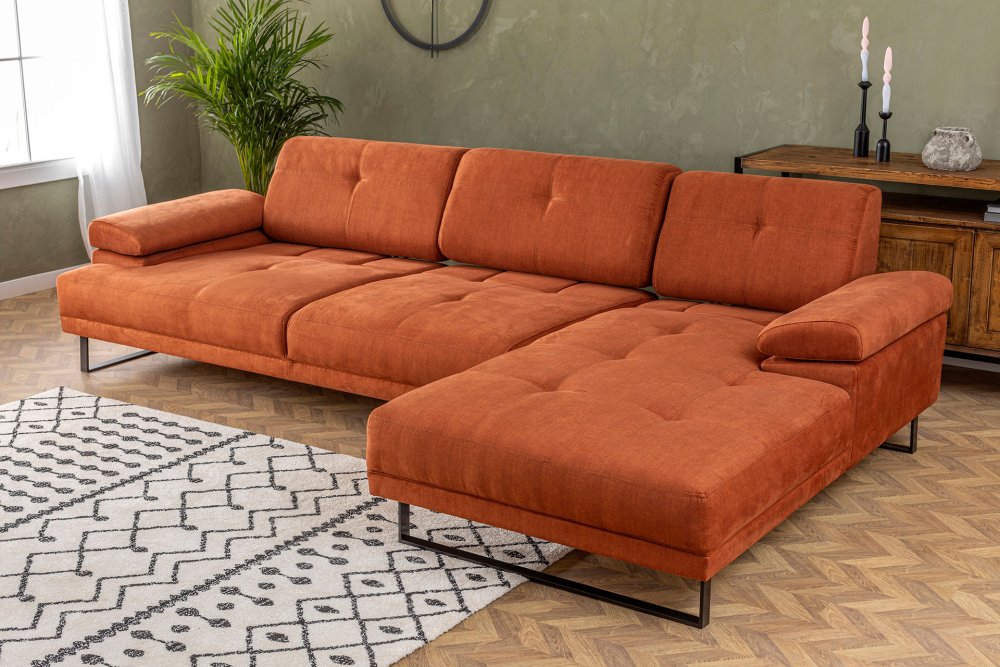Rohová sedací souprava Mustang Small Right - Orange (obrázek 11)