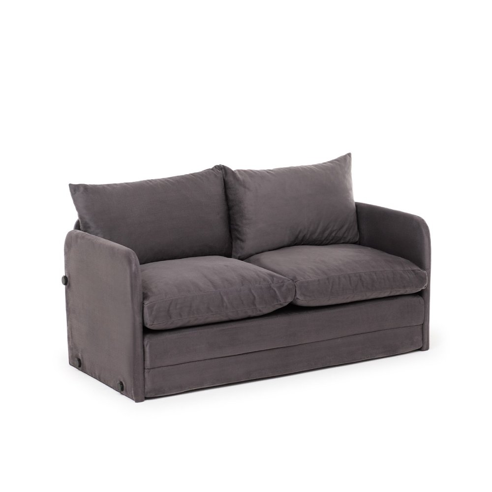 Dvoumístná rozkládací pohovka Saga 2-Seater - Grey (obrázek 7)