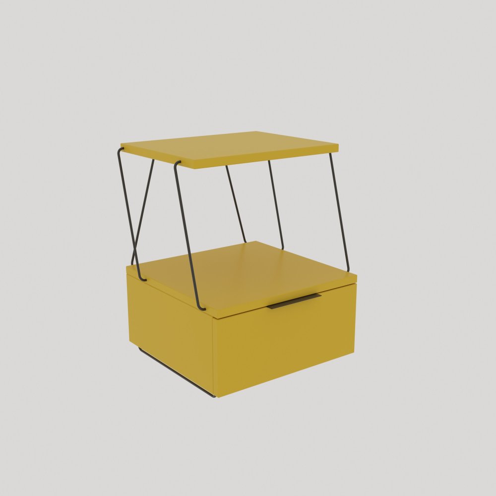 Noční stolek Tekoba - Yellow (obrázek 4)