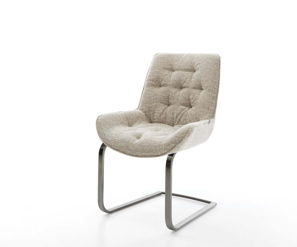 Jídelní židle Taimi-Flex tkanina Měkký béžová jídelní židle