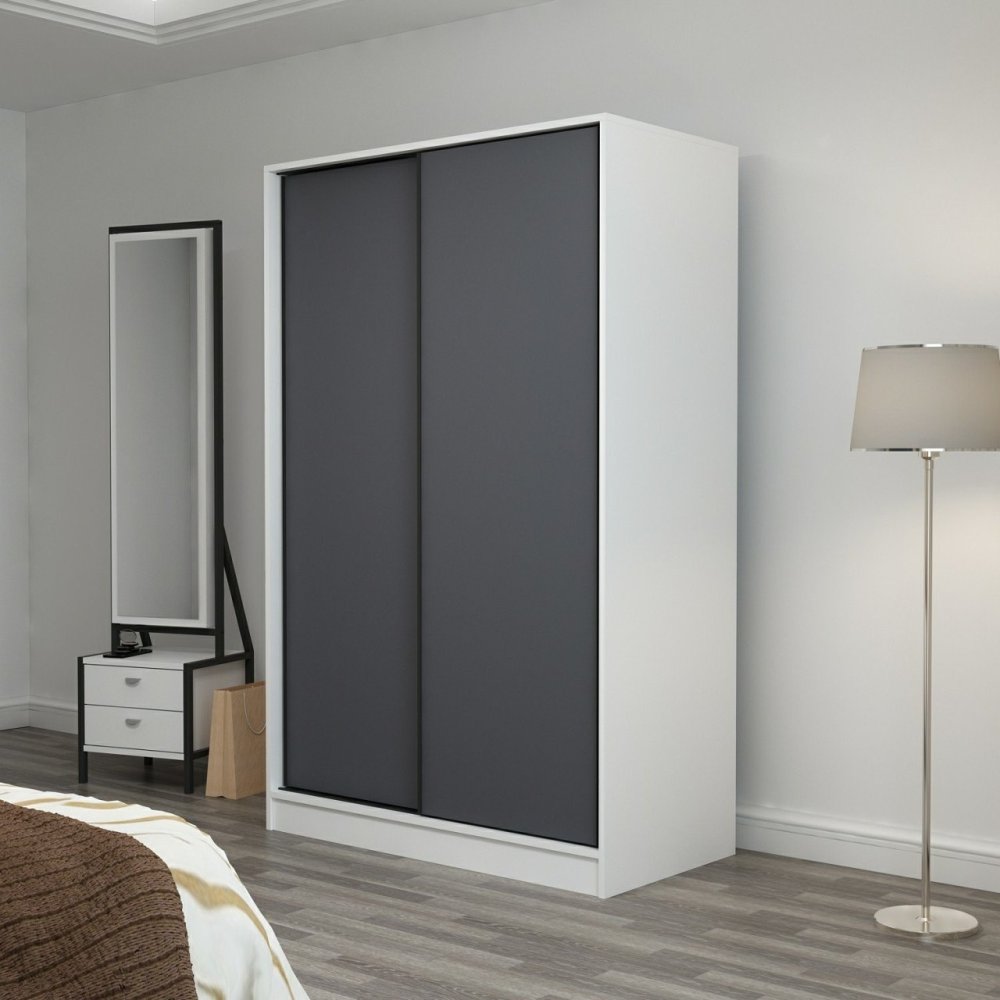 Šatní skříň Kale White Anthracite - 2309 (obrázek 5)