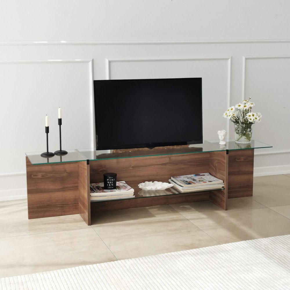 TV stolík Escape TV - Walnut
