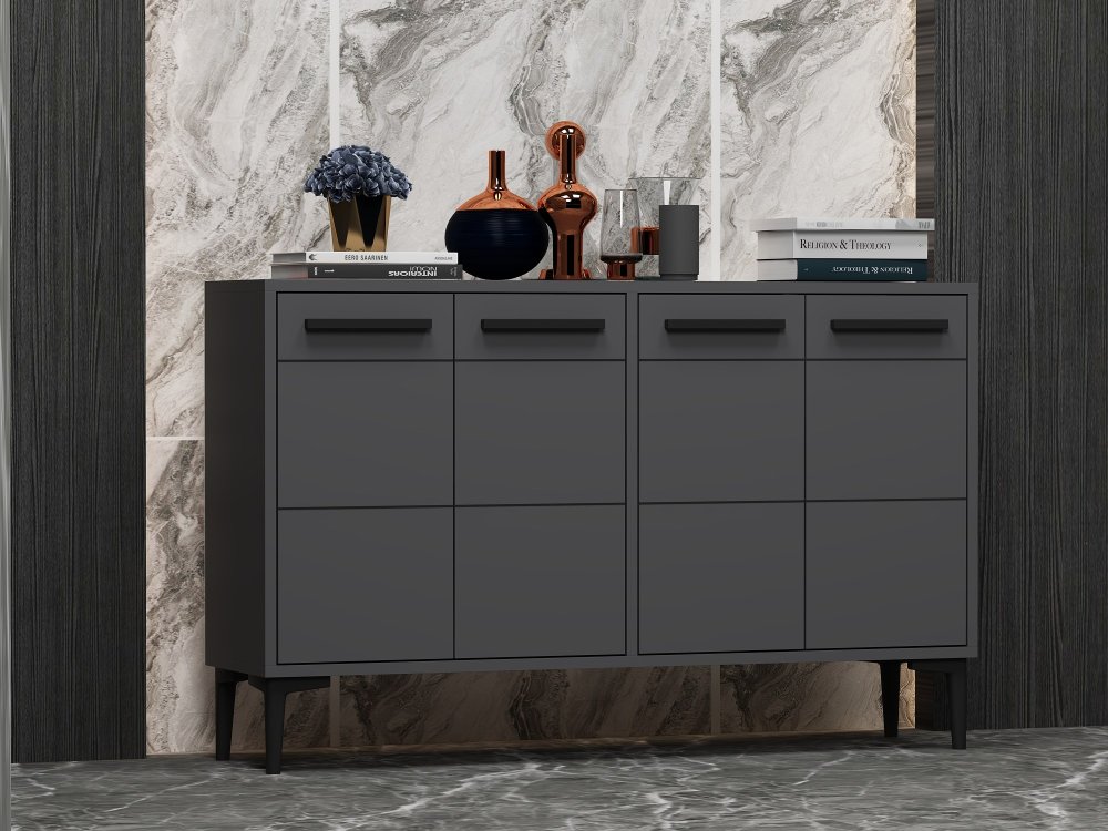 Konzolový stolík Stria - Anthracite