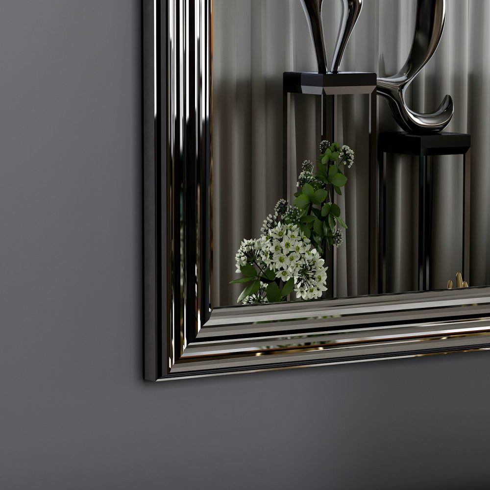 Mirror Set (4 Pieces) Loza - Silver (obrázek 3)