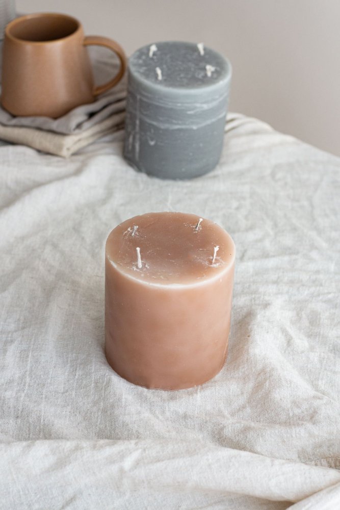 Sviečka Tekli Blok - Brown