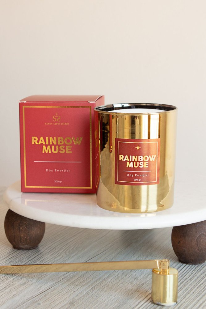 Sviečka Rainbow Muse - Gold