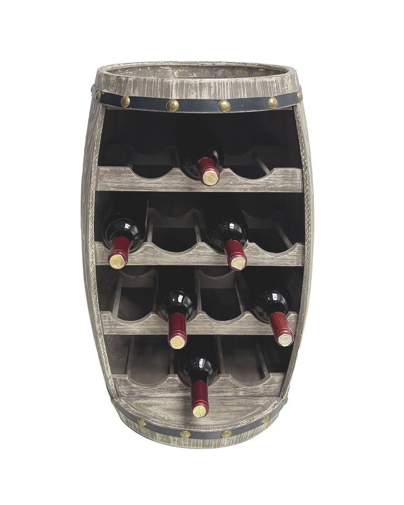 Stojan na víno OFION Dekorhome Bílá Obrázek