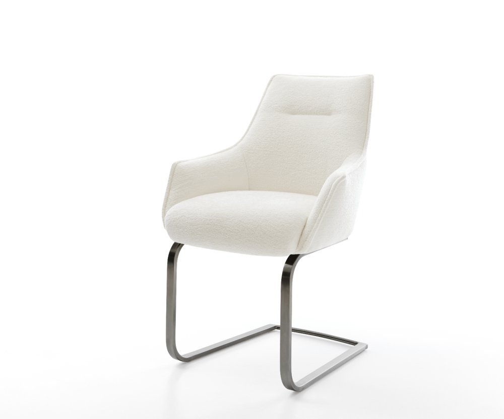 Konzolová podstava Alja-Flex s opierkami bouclé mäkký béžová konzolová