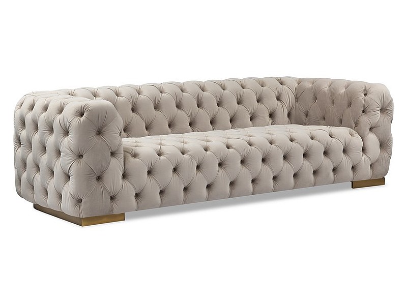 Chesterfield pohovka CHESTER 3 Signal Béžová