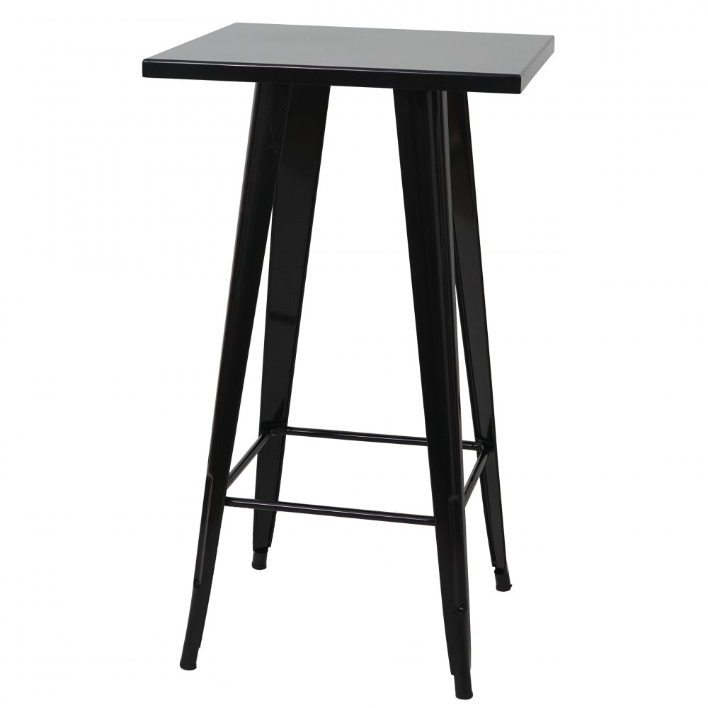 E-shop Barový stôl HWC-A73 Čierna