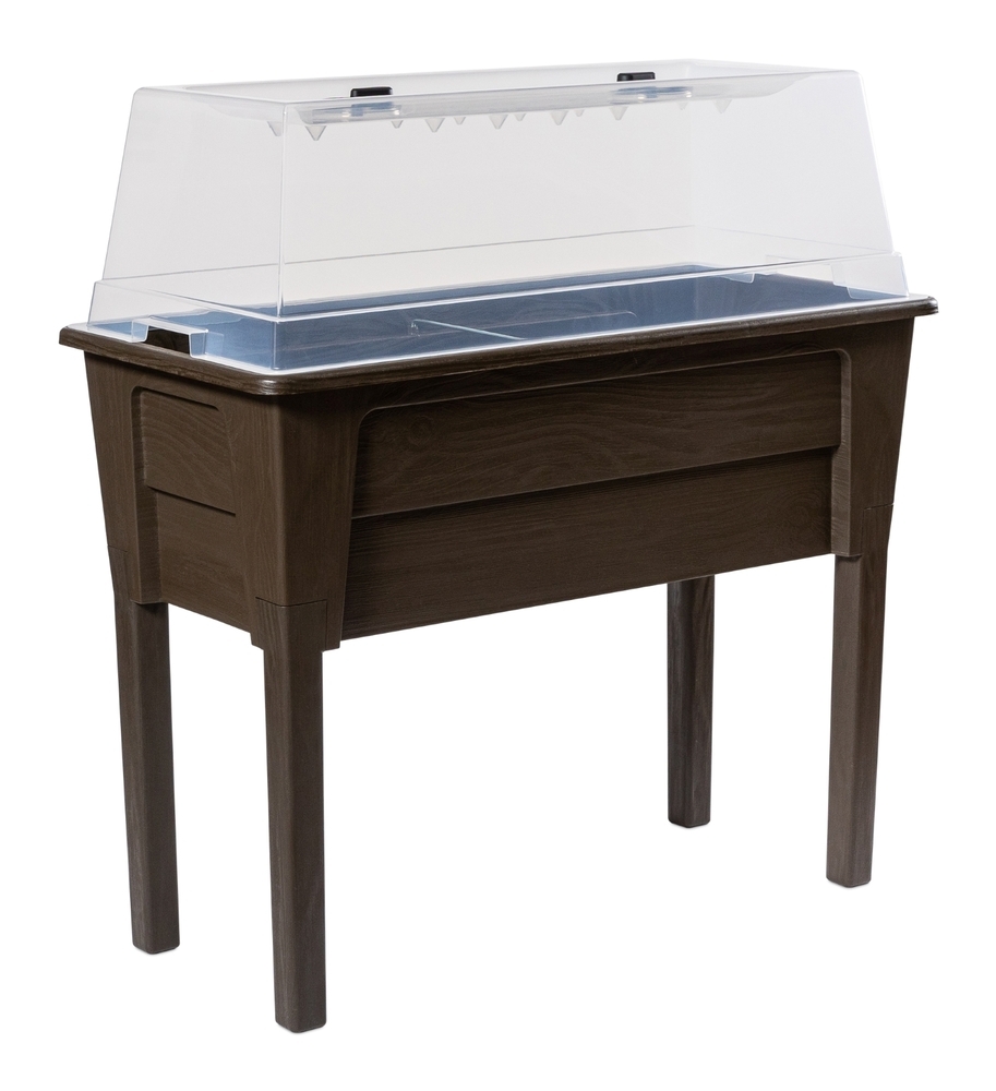 Vyvýšený květináč NIAGARA Rojaplast Hnědá